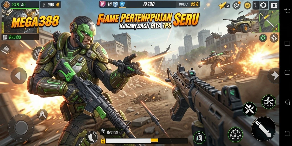Tampilan gameplay seru dan grafis menawan dari MEGA388.