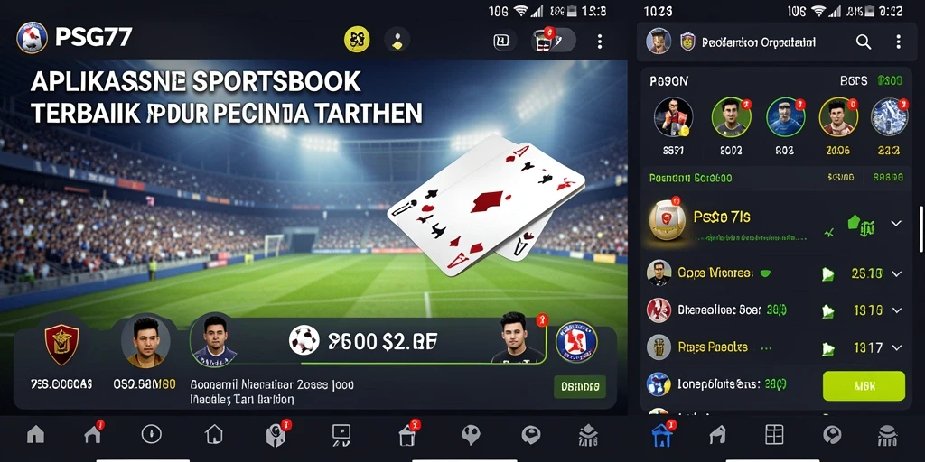 Tampilan menarik dari gameplay Sportsbook PSG77 yang interaktif.