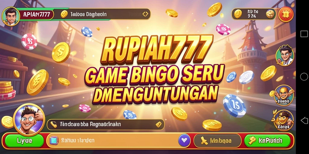 Tangkapan layar gameplay RUPIAH777 dengan suasana Bingo yang seru.